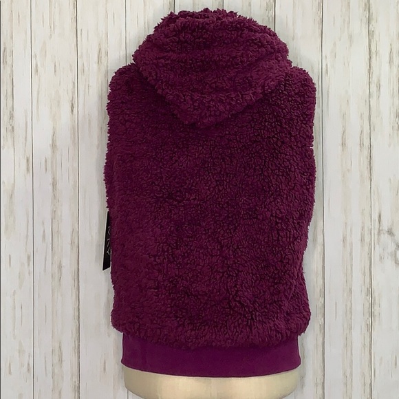 ❄️NWT Marc New York Purple Sherpa Vest❄️ - Picture 3 of 8
